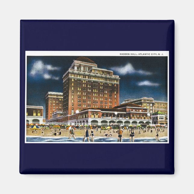 Imán Haddon Hall, Atlantic City, Nueva Jersey (Frente)