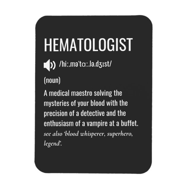 Imán Haematologist Haematologist Definition (Vertical)