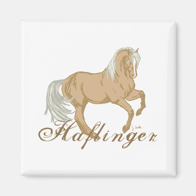 Imán Haflinger Horse (Frente)