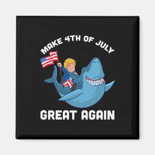 Imán Haga de nuevo grande el 4 de julio Donald Trump Ti