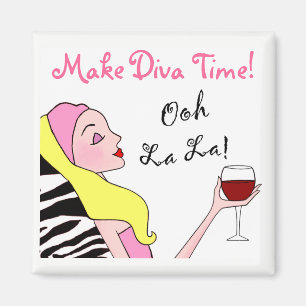 Imán ¡"HAGA que la DIVA MIDE EL TIEMPO" - relájese!