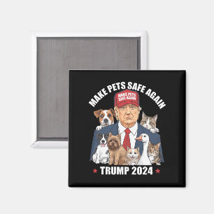 Imán Haga que las Mascotas Sean Seguras de Nuevo Trump