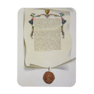 Imán Haga un facsímil la edición de la Carta Magna,