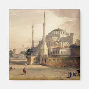 Imán Haghia Sophia, placa 17: vista exterior del mosq