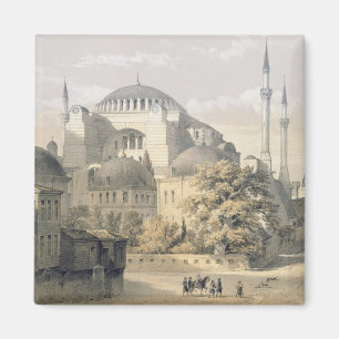 Imán Haghia Sophia, placa 19: vista exterior del mosq