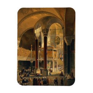 Imán Haghia Sophia, placa 8: la galería y el b