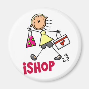 Imán HAGO COMPRAS figura camisetas y regalos del