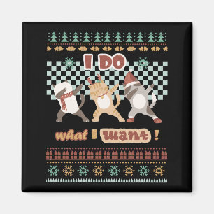 Imán Hago Lo Que Quiero Gatos Dabbing