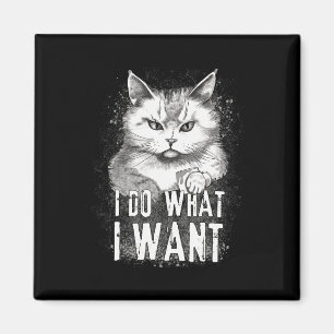 Imán Hago Lo Que Quiero Que El Gato Fun Halloween De Ca