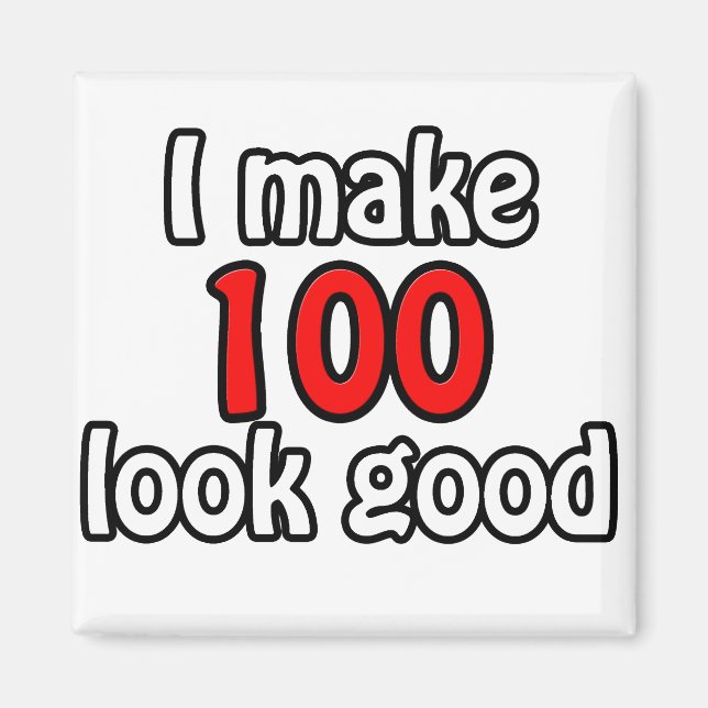 Imán Hago que 100 se vean bien (Frente)