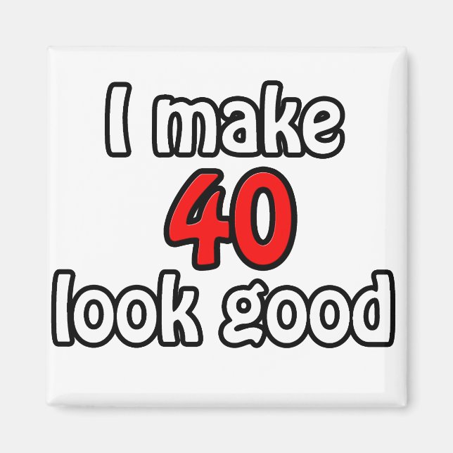 Imán Hago que 40 se vea bien (Frente)