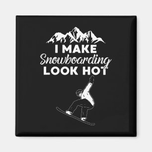 Imán Hago Que El Snowboarding Parezca Una Bota De Nieve