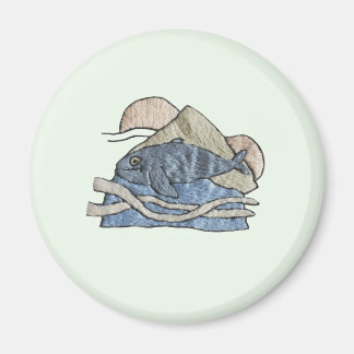Imán Hai im Stickdesign