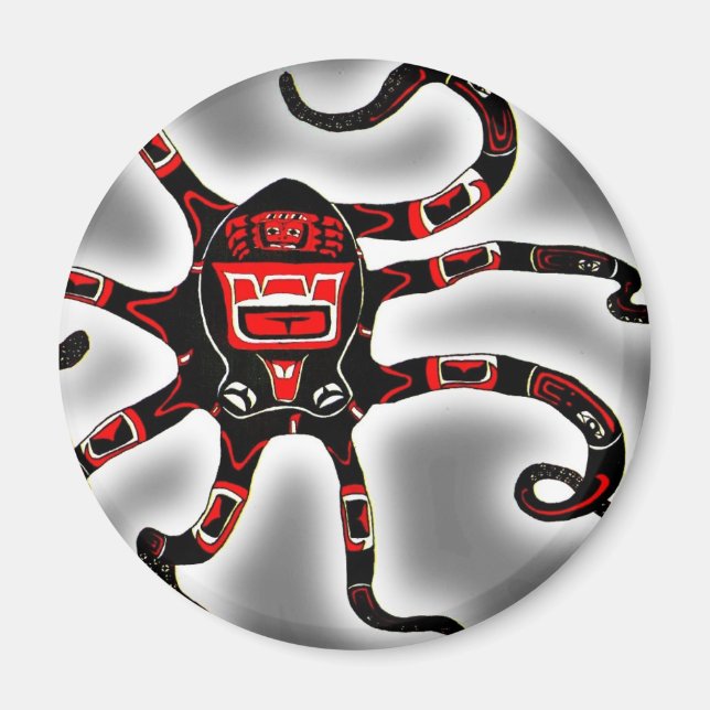 Imán Haida Octopi (Frente)