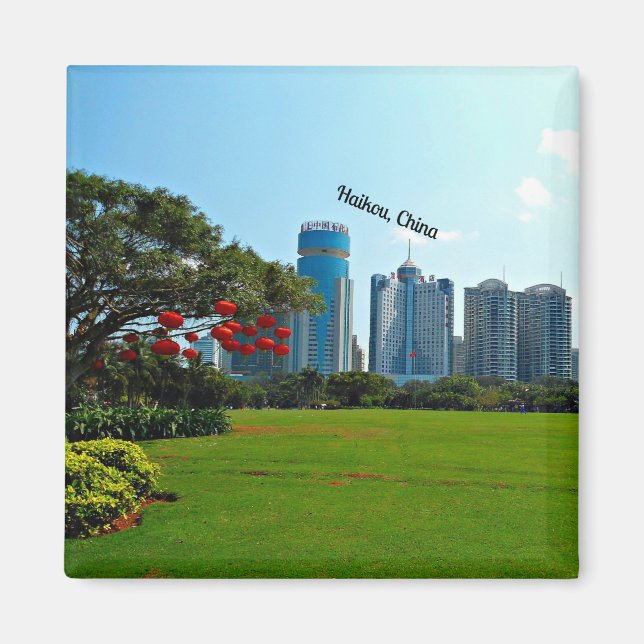 Imán Haikou, paisaje urbano de China (Frente)