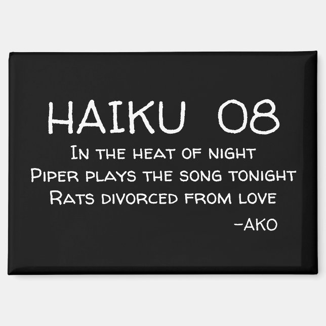 IMÁN HAIKU 08 (Anverso)