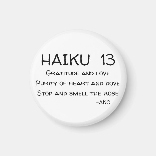 IMÁN HAIKU 13 (Frente)