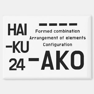 IMÁN HAIKU 24