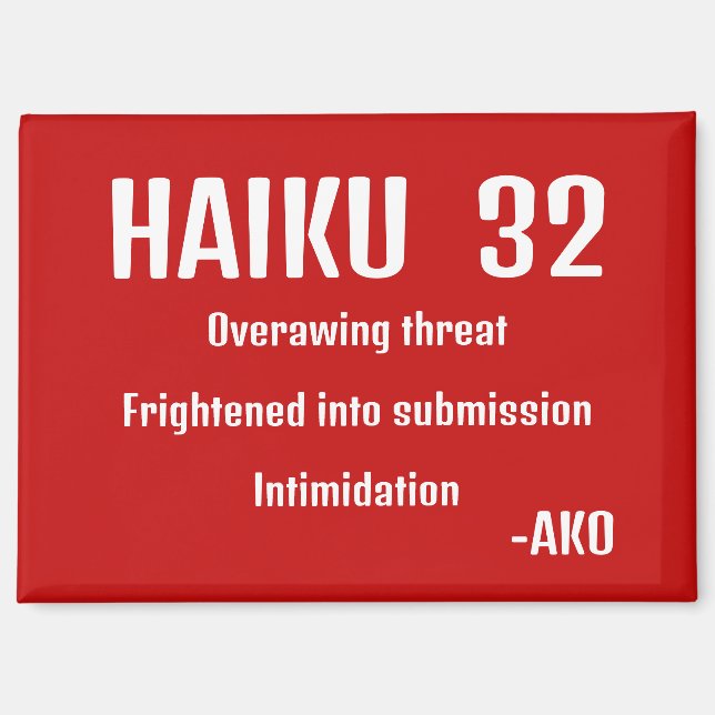 IMÁN HAIKU 32 (Anverso)