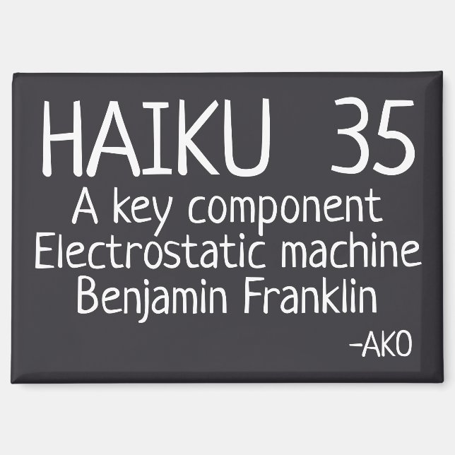 IMÁN HAIKU 35 (Anverso)