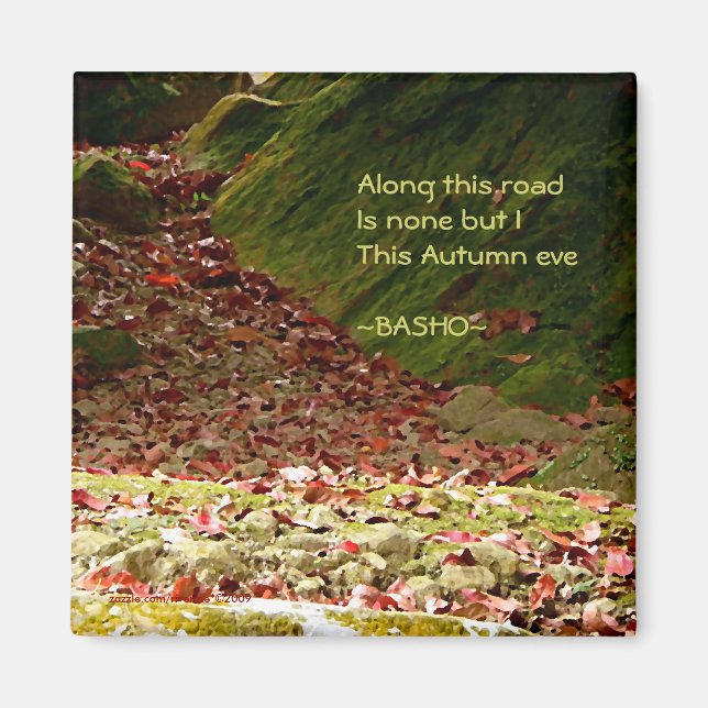 Imán Haiku-Eve de Otoño/ (Frente)