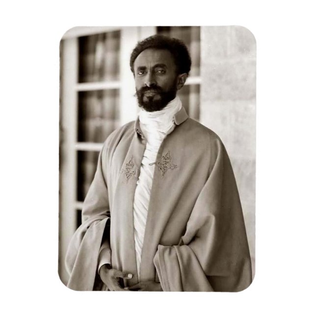 Imán Haile Selassie - ÉL - Rastafari - Jah Magnet (Vertical)