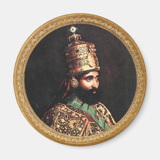 Imán Haile Selassie Jah Rastafari Royal reggae Roots (Frente)