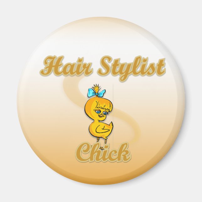 Imán Hair Stylist Chick (Frente)