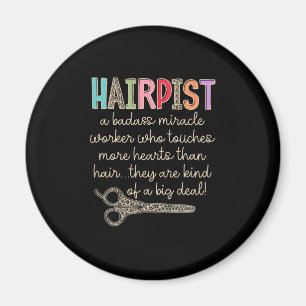 Imán Hairapist Hairdresser Definición Funny Hair St