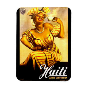 Imán Haití Coffee Corporation y años 50
