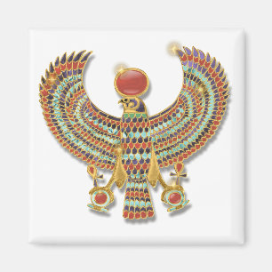 Imán Halcón egipcio antiguo pectoral