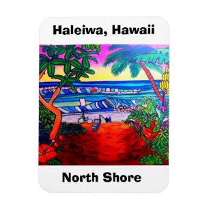 Imán Haleiwa Hawaii Oahu Aloha Magnet