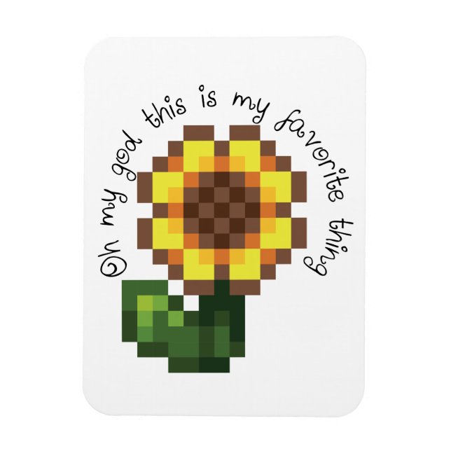 Imán Haley Sunflower Magnet - Inspirado en el Valle de  (Vertical)