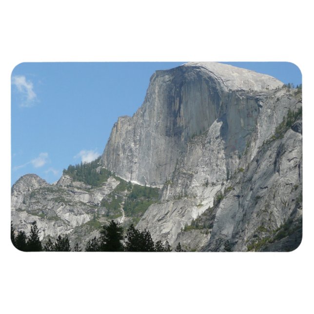 Imán Half Dome de lado en el Parque Nacional Yosemite (Horizontal)