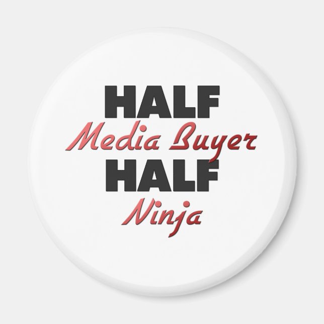 Imán Half Media Buyer Half Ninja (Frente)