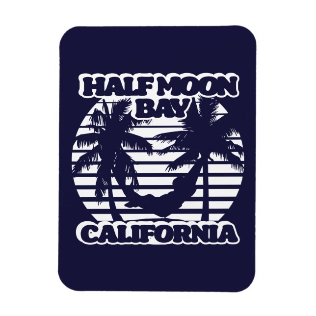 Imán Half Moon Bay California (Vertical)