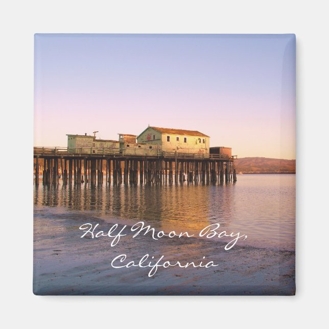 Imán Half Moon Bay, California Magnet (Frente)