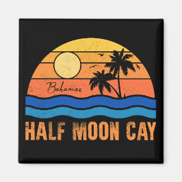 Imán Half Moon Cay Bahamas - recuerdo de los años 80 re
