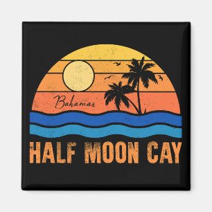 Imán Half Moon Cay Bahamas - recuerdo de los años 80 re