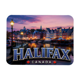 Imán Halifax Canadá Puerto Atlántico Marítimo Viaje ⚓