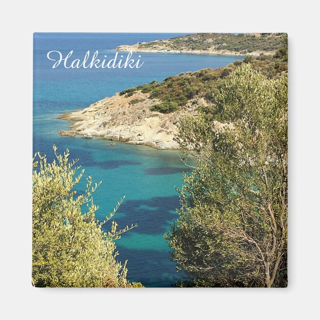 Imán Halkidiki Fridge Magnet (Frente)