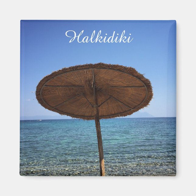 Imán Halkidiki Fridge Magnet (Frente)