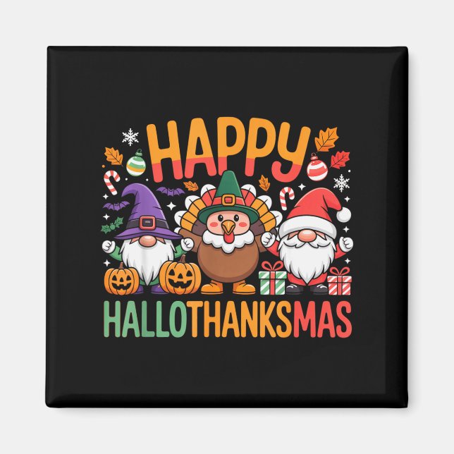 Imán Hallothanksmas Dental Instantáneo Diente Divertido (Frente)
