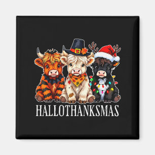 Imán Hallothanksmas Halloween Día de Acción de Gracias