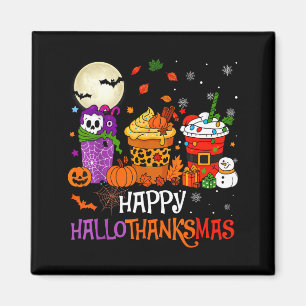 Imán Hallothanksmas Halloween Día de Acción de Gracias 