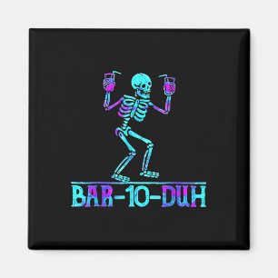 Imán Halloween Bar 10 Duh Skeleton Drinking Costume