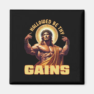 Imán Halloween Be Thy Gana Graciosa Gimnasio Jesus Body