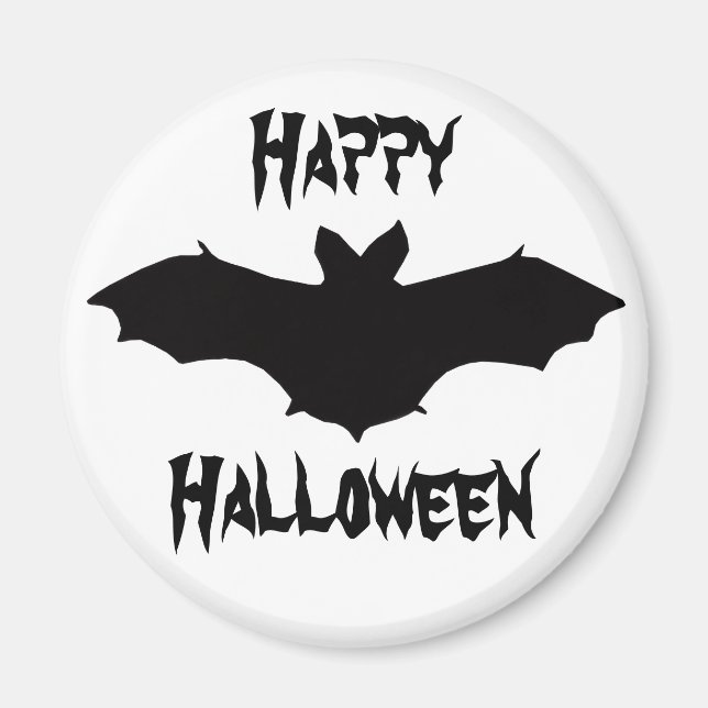 Imán Halloween Black Bat Magnet (Frente)