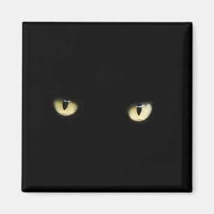 Imán Halloween Black Cat Eyes Magnet