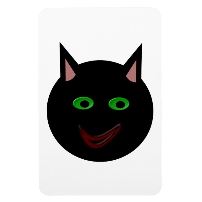 Imán Halloween Black Cat Magnet (Vertical)